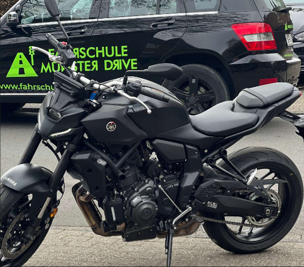 Fahrschule Münster Drive - Motorrad schwarz